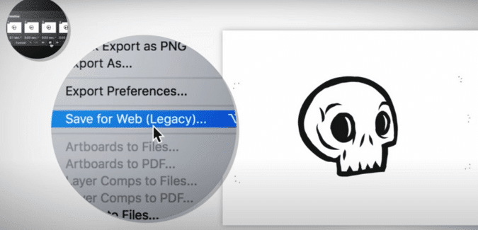 Export the File- How to Make a GIF for Instagram