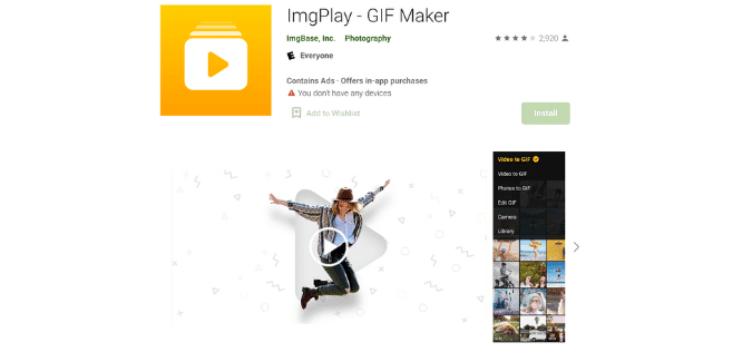 ImgPlay-GIF Maker