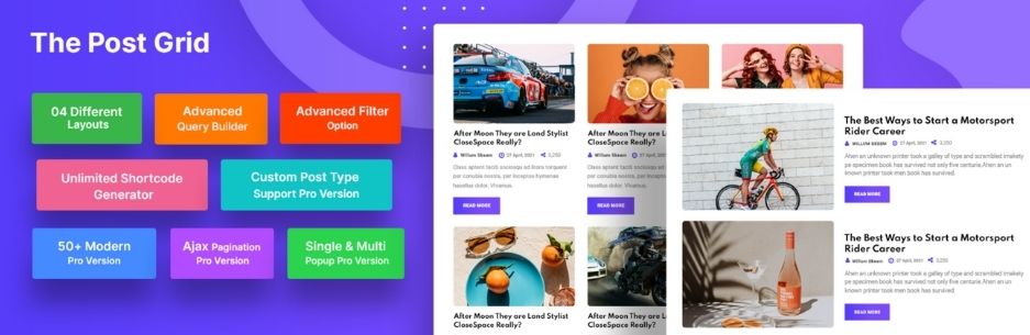 The Post Grid - Radius Theme
