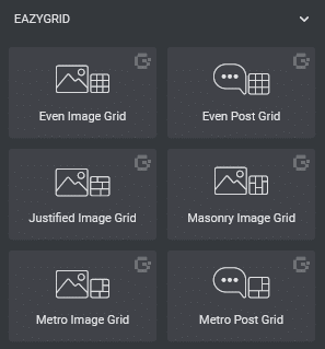 Eazy Grid widgets