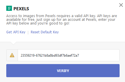 Get an API key
