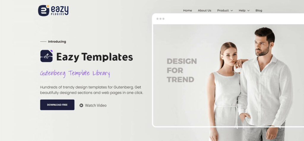 Eazy templates WordPress Block Templates