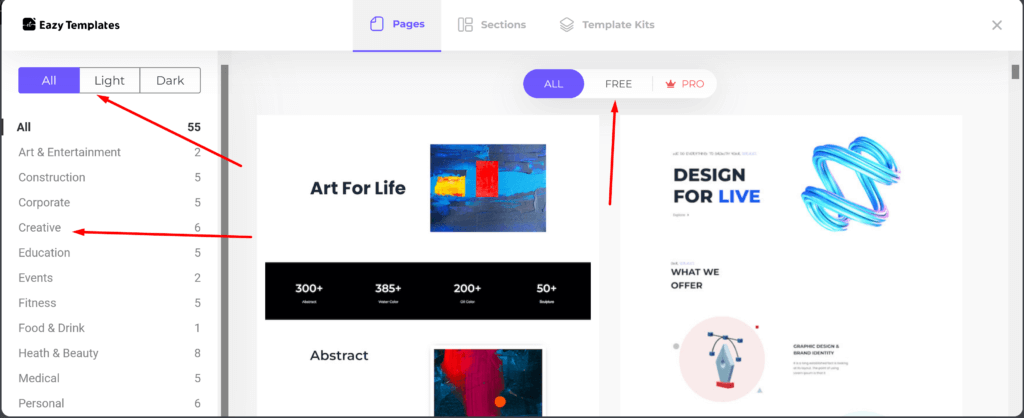Free templates