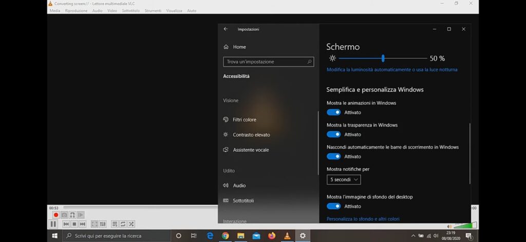 Scroll down to animation option