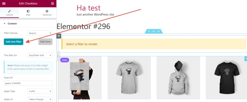 How to Use Eazy Filter_Add new filter