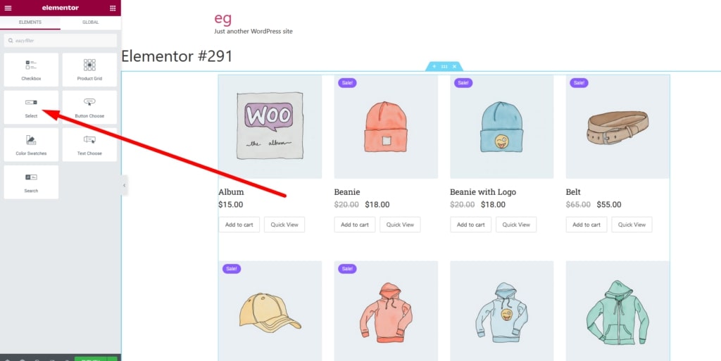 How to Use Eazy Filter Select Widget