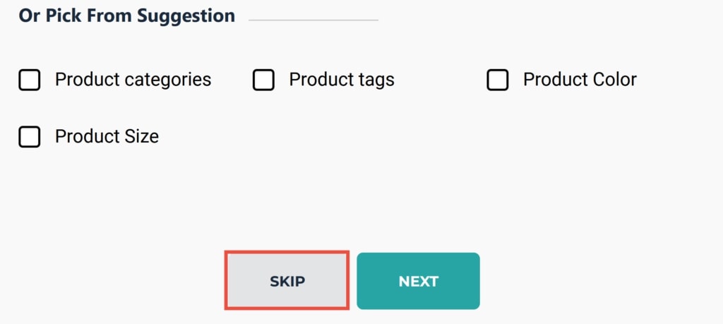 How to Use Eazy Filter_pick from suggestion