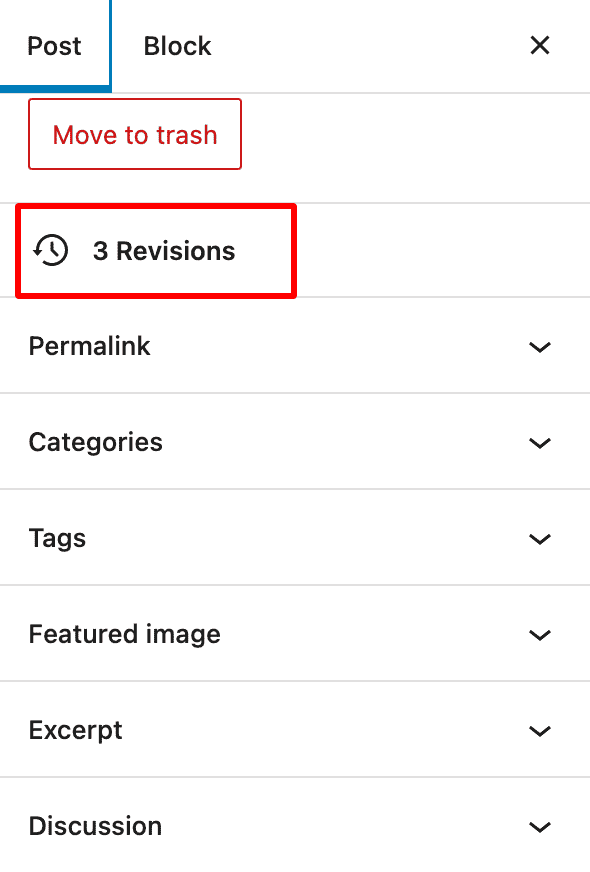 Save Revision