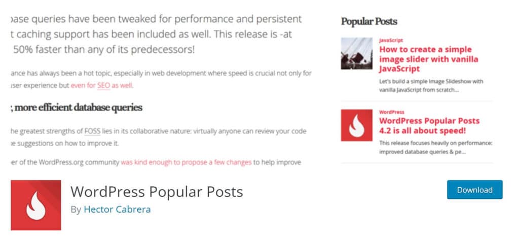 WordPress Popular Posts- Stylish Popular Post Widget for Blogger