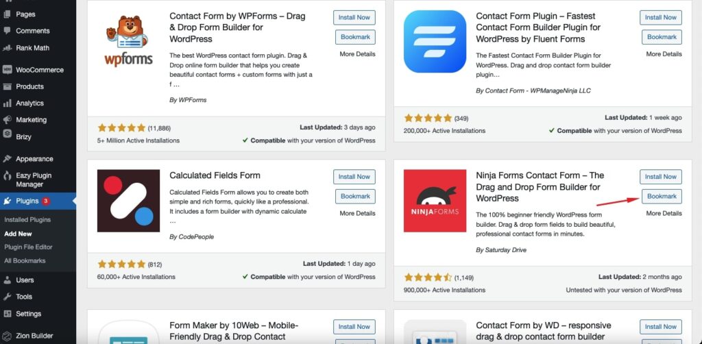 Bookmark plugin_How to Install Bulk Amounts of Plugins in One Click