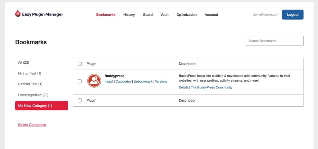 Categories created What is the Way to Organize Your Bookmarks in Categories