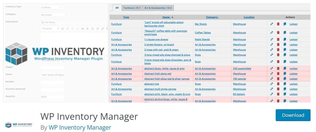 WP Inventory Manager