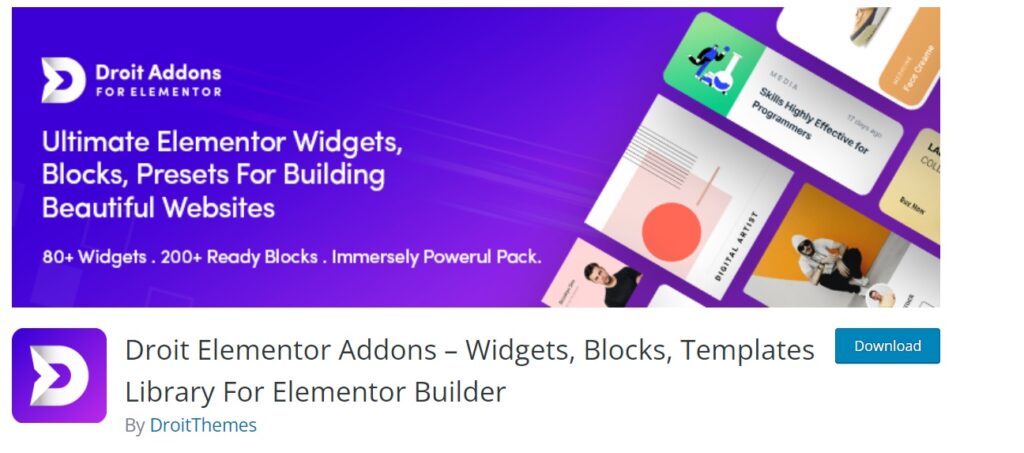 Droit Elementor Addons