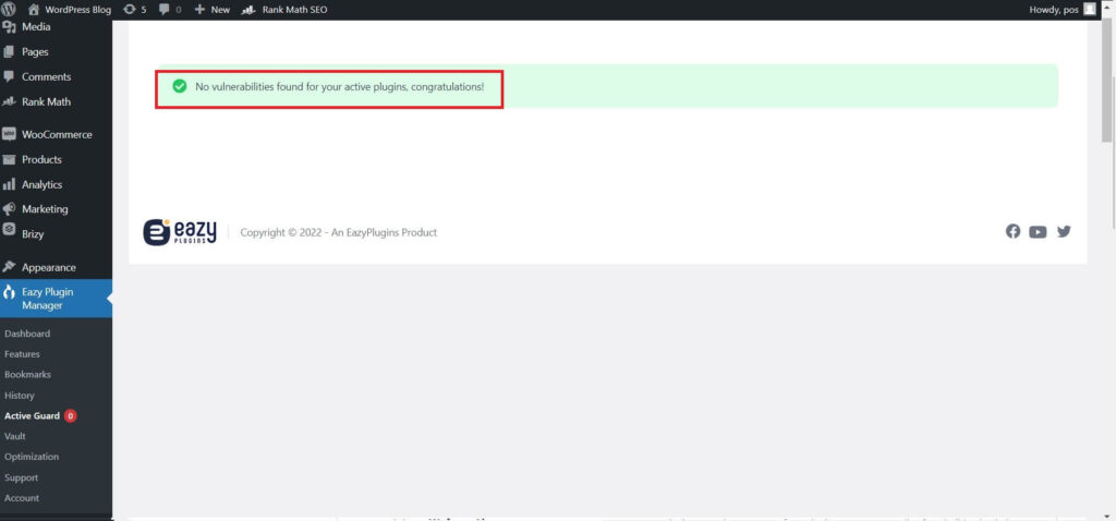 Vulnerabililties Checking