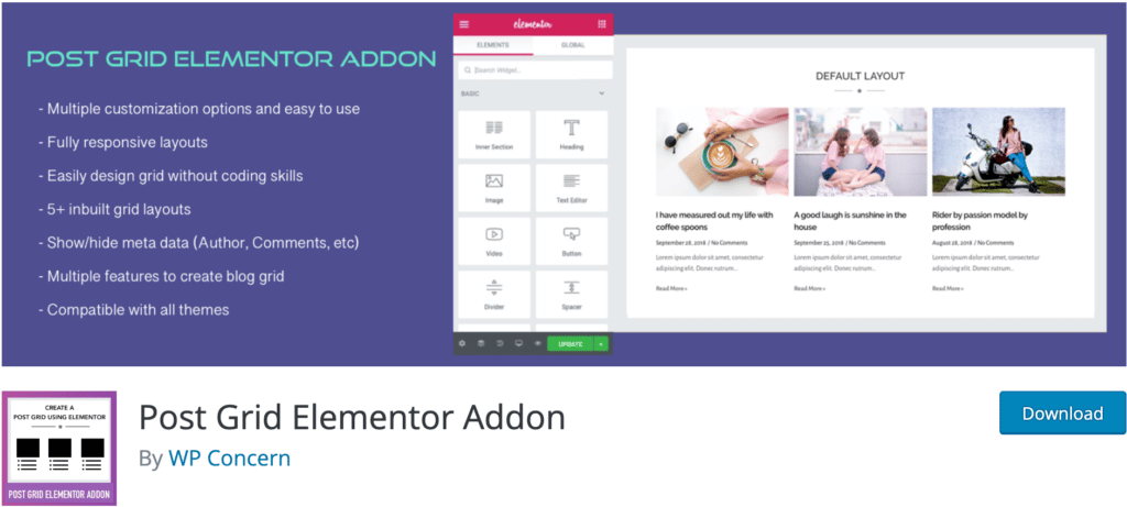 Post Grid Elelmentor Addon- Best WordPress Grid Plugins