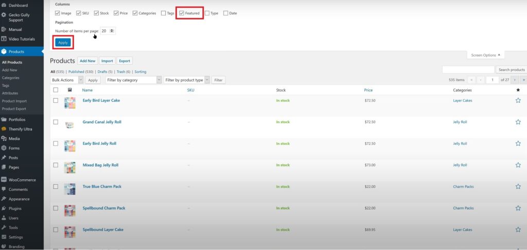 How do I Set Featured Products in WooCommerce