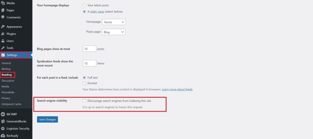 Get Assured about Your WordPress Sites Search Engine Visibility
