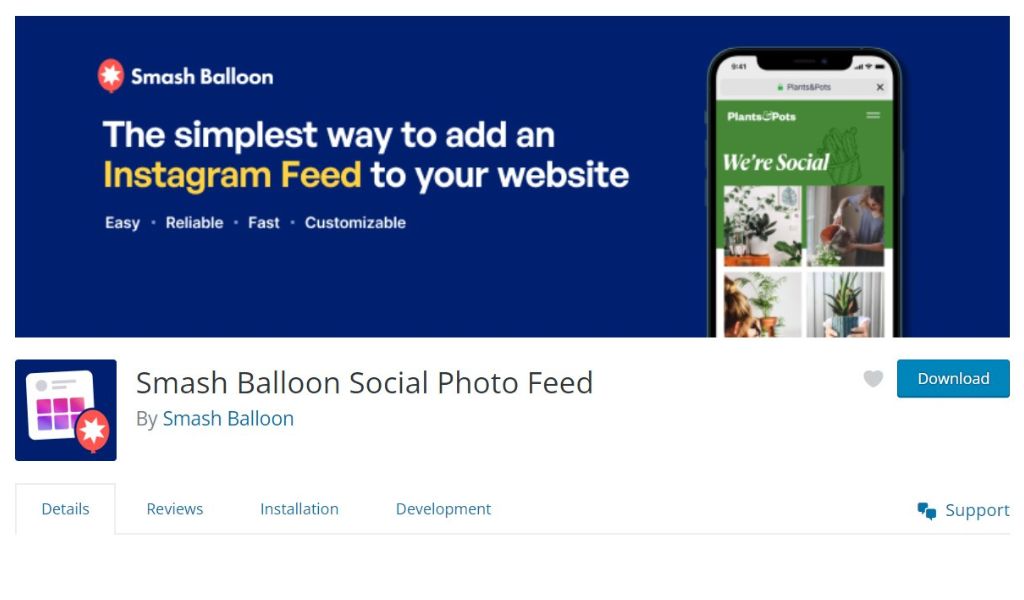 Smash Balloon – Best Social Feed Plugin for WordPress 