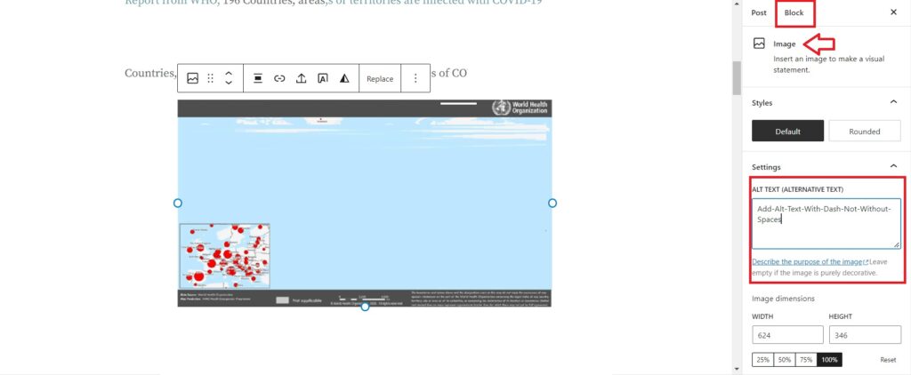 Include Image Alt Text to Optimize Your Image Contents Properly
