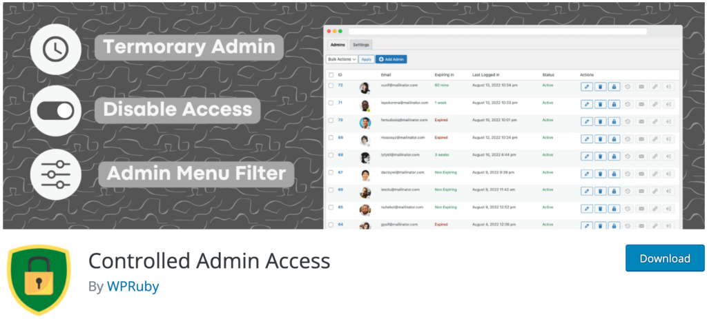 Controlled Admin Access