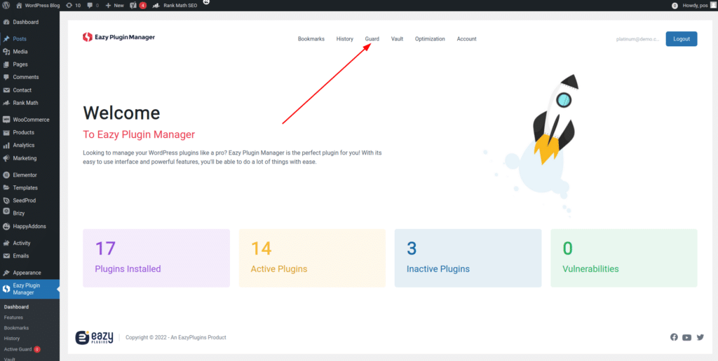 Active Guard Feature of Eazy Plugin Manager