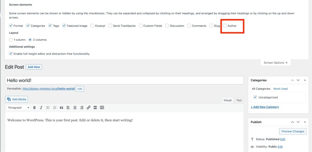 How to Change the Author in WordPress from Author Option of WordPress