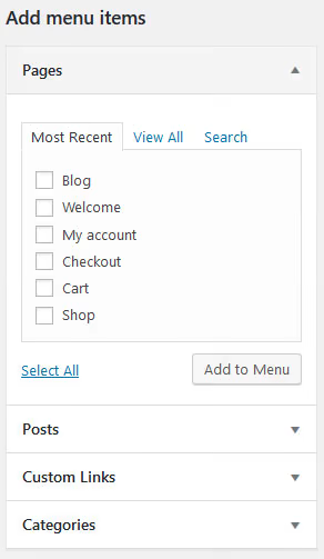 Make sure to click the View All tab.  