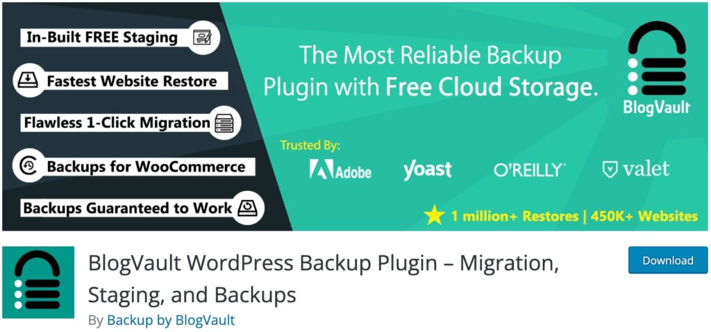 BlogVault- Best WordPress Staging Plugin