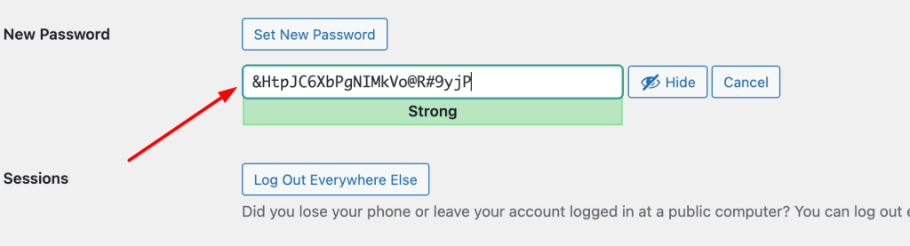Use strong, unique passwords