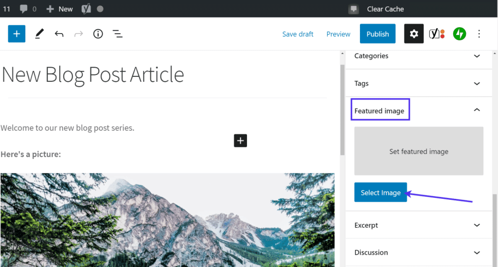 select image