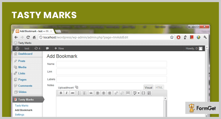 Tasty- Best WordPress Bookmark Plugin