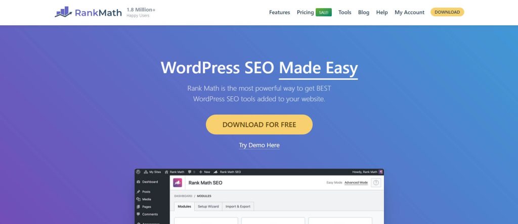 Rank Maths SEO (By Rank Math) 