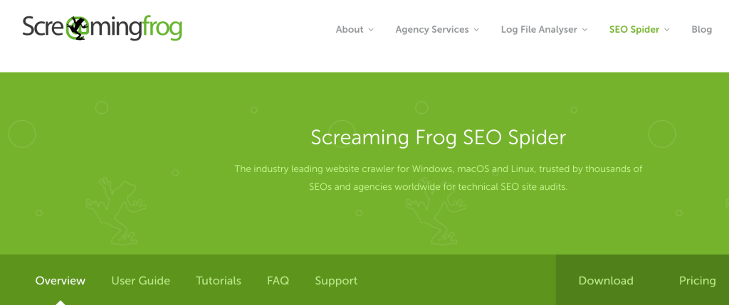 Screaming-Frog- SEO Audit Tools Comparison