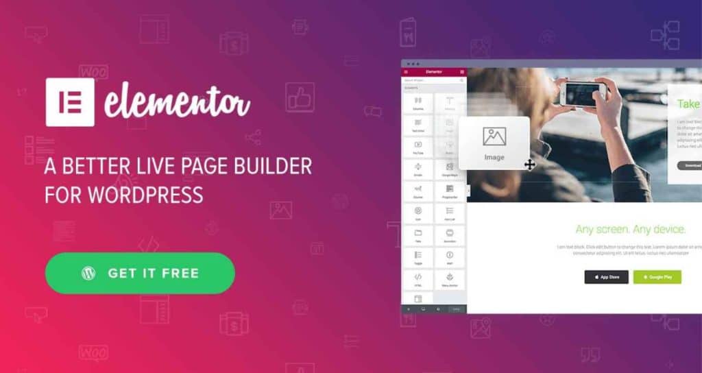 Elementor- most popular WordPress Page builders