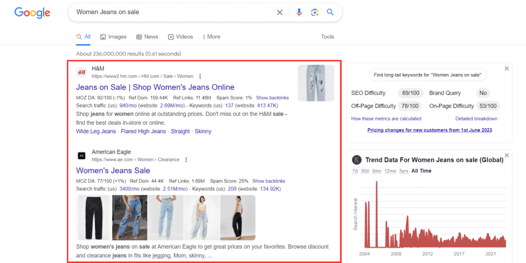 women Jeans on sale