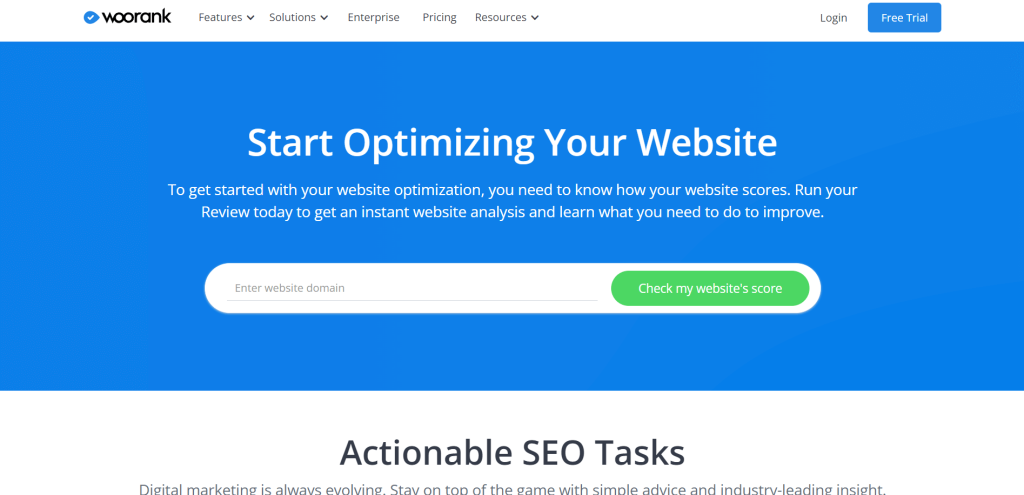 WooRank- Tools for SEO Audit