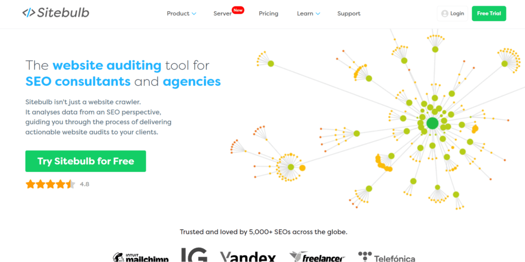 Sitebulb- Website Auditing tool for SEO Consultants