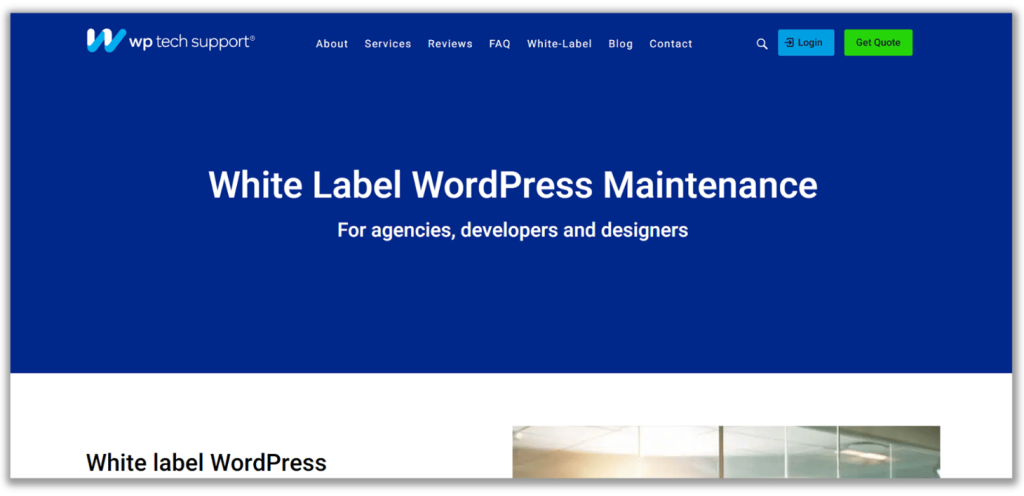 WP Tech Support- White Label WordPress Maintenance