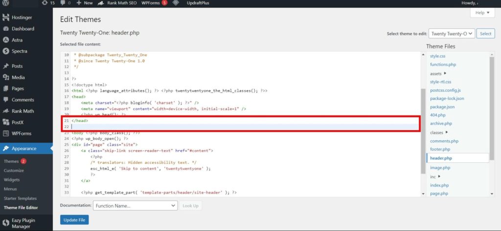 how to add meta keyword in wordpress without plugin