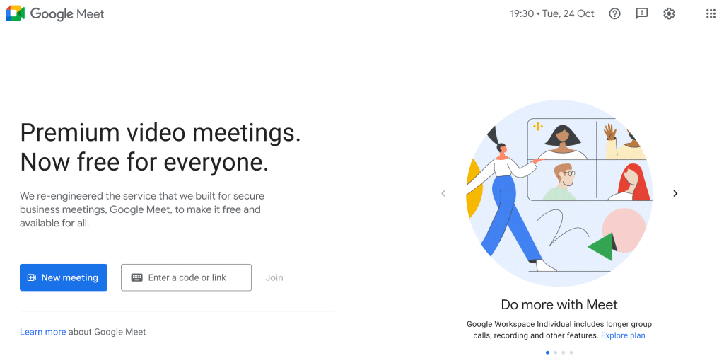 Google Meet- 