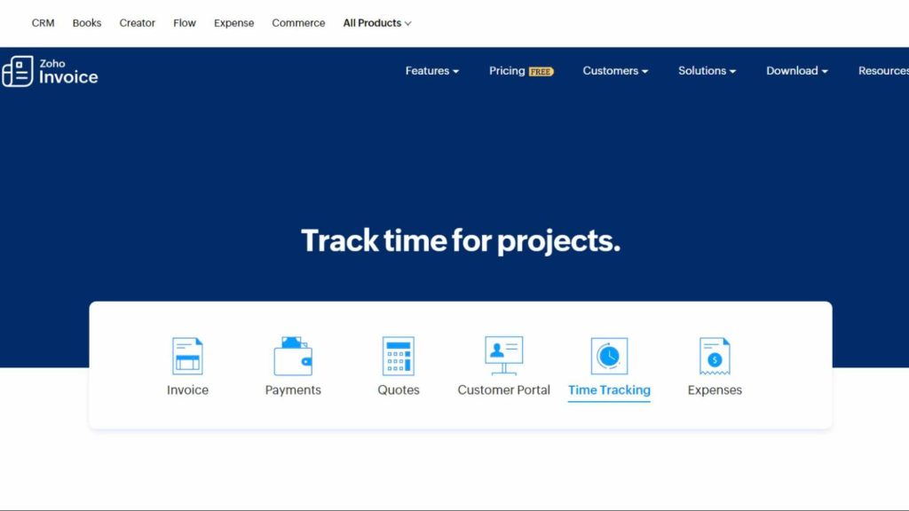 Zoho Invoice