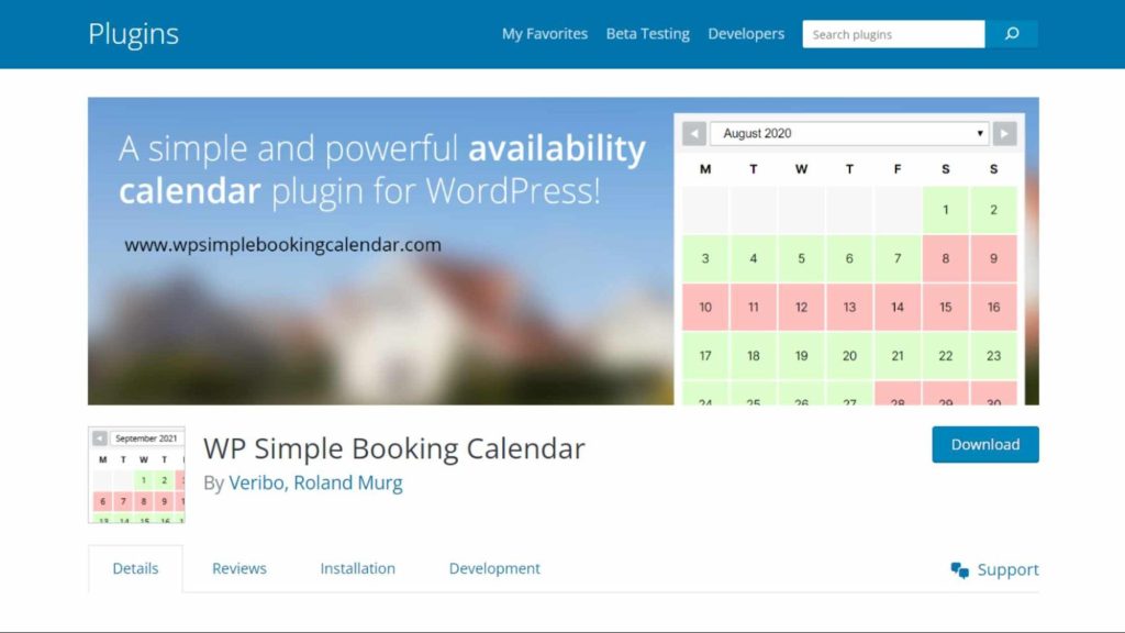 WP Simple Booking Calendar