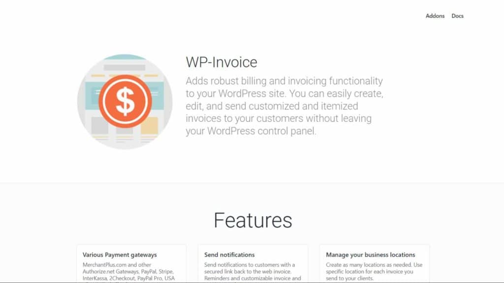 WP-Invoice- Best WordPress Invoice Plugins
