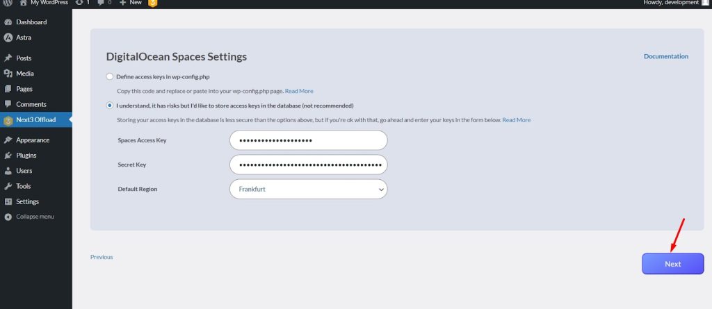 Now, hit the Next button.