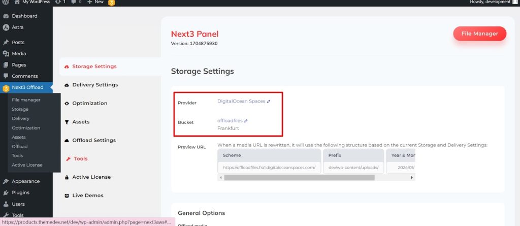 access every feature and functionality of Next3 Offload.