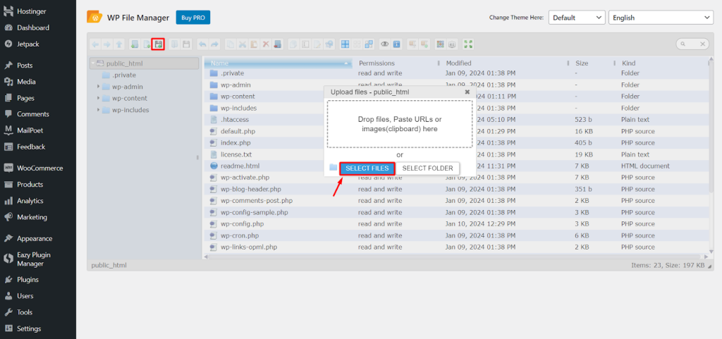 Select Files
