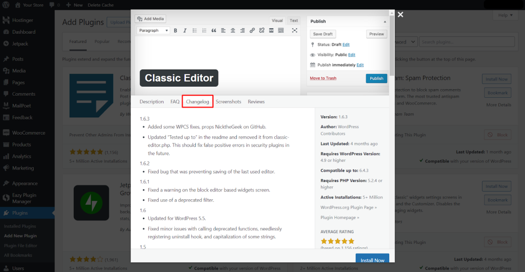 WordPress plugin checker