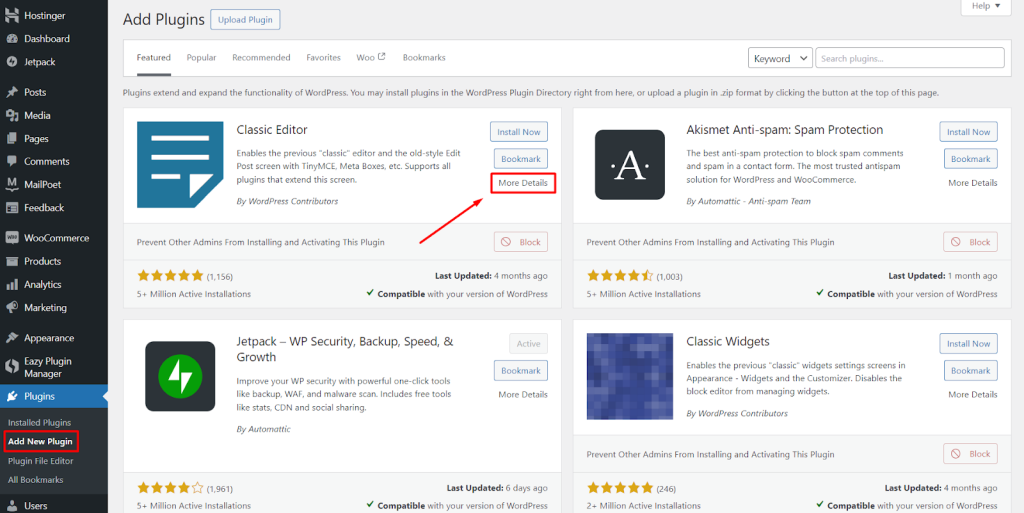 WordPress plugin checker