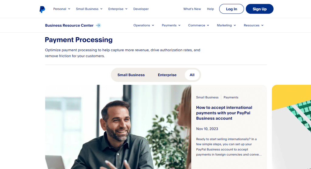 Small Business Payment Processing