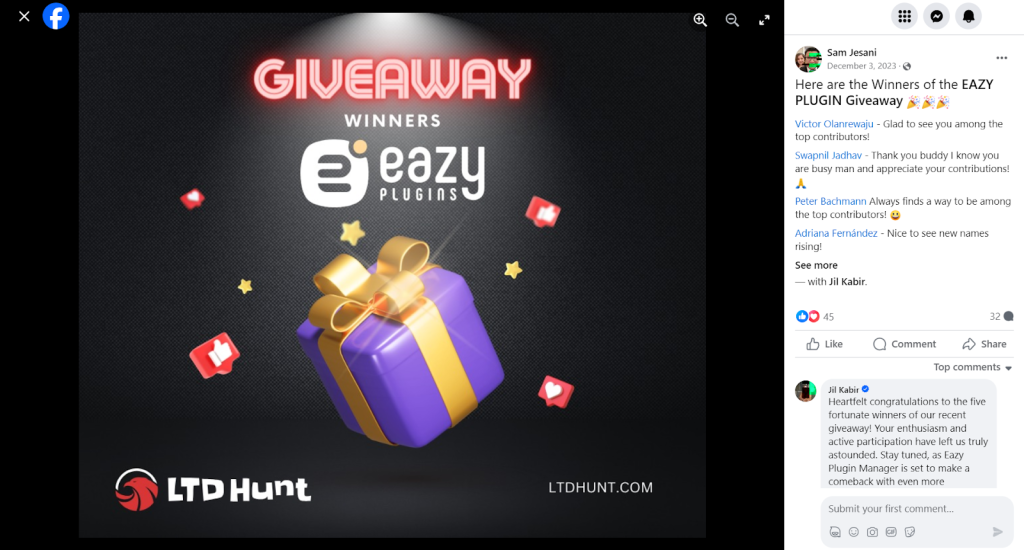 Host Multiple Giveaways